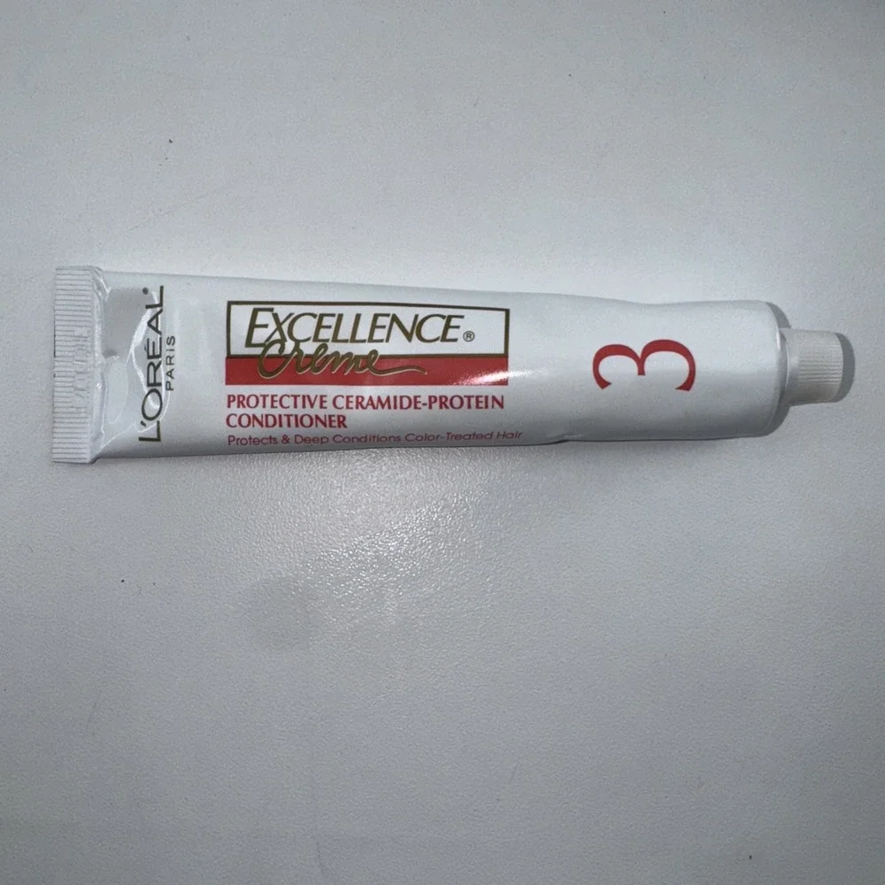 4 X Loreal Paris Excellence Creme Conditioning Hair Treatment #3 Tube Age Perfec